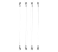 Generico Cupboard Door Hinge Limiter - Stainless Steel Door Limiter | Adjustable Length, Door Connection Rope Limiter, Stainless Steel Marine Rope Pin, Super Strength Door Restraint Rope for Kitchen