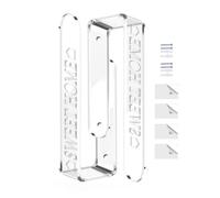 Generico Curtain Clips | Elegant Modern Adhesive | Acrylic Hooks for Holding Drapes, for Living Room, Nursery, Bathroom, Patio, Gazebo House by the Sea, Classroom