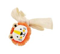 Generico Curtain Clips - Soft Cartoon Animal Curtain Tiebacks for Bedrooms | Cute Curtain Tiebacks for Curtains, Lion | Plush Rope Holder for Window Curtains, Pearl D