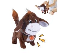 Generico Cute Interactive Electric Decoration with Voice and Movement | Small Plush Animals - for Girls and Boys Christmas Easter Christmas Stocking Display on Shelf