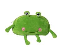 Genérico Cute Pencils - Frog Crayons Large Plush Zipper Cartoon Cosmetics for Pencils, Erasers, Markers, School Supplies, Kids, Study, A, Consulte la descripción, See description
