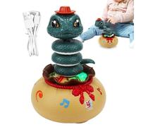 Generico Dancing Toys for Children | Electric Toy with Lights and Music, Sinuous Snake with Avoiding Obstacles for Play in the Room Living Room Bathroom Nursery for Children and Parents