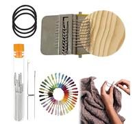Generico Darning Kit | Portable Repair Tools with Jeans Hooks | Knitting and Mending | For Men Women Grandma Mother Beginners Designer Embroiderers
