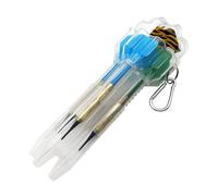 Genérico Dart Case for 3 Units | Storage Box Stems Tips - Adjustable Case Long Capacity 3 Darts for Garage, Restaurant, Room, Games, Practice, Competition Home, white, Consulte la descripción, See