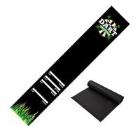 Generico Dart Mat - Non-Slip Floor Mat, Size 300 x 34 cm, Cushioning Velvet | 4 Pull Distance Indicator, Protective Play Mat for Women, Famigl