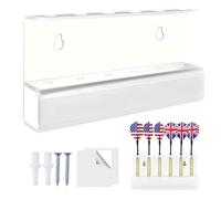 Generico Dart Stand - Acrylic Wall Display with Various Colour Modes Adjustable Brightness Remote Control Playroom Furniture Organizer LED, white, riferimento alla descrizione, Please refer to