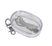 Generico Data Cable Charger Storage Bag - Transparent Display Bag | Portable Multifunction for Bins Travel Cable for Transport, purple, Please refer to the description, Please refer to