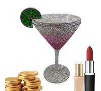 Genérico de Cristales - Cocktail Cup Shaped Party Bag | Elegant Evening Bag for Women Special Events Weddings Parties Dinners Dance Celebration, A, Consulte la descripción