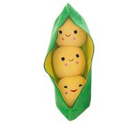 Generico De Guisantes Relleno, De Guisantes Plush - Gigantes Gigantes En Un Juguete POD Plush | Linda Planta De Dibujos Animados Acurrucados, Figura De Muñecas Suave Y Cómoda Con Expresión Facial