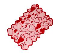 Genérico De Mesa Love - Red Lace Love Heart Valentine's Day Dining Room Decorations | Romantic Dining Table Decorations: for , Anniversaries, Themed Banquets,
