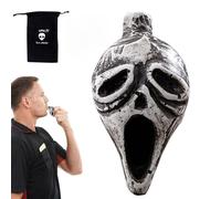 Generico Death Whistle - Screaming Ceramic Instrument | Loud Scary Sound | Halloween Scene Object Screaming, Survival Gear and Collection Piece