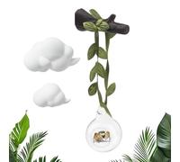 Generico Decoration for Jumping Spiders, Climbing Perch, Shelves for Jumping Spiders with Rope - for Observation Reptiles Small Animals Hobbists Beginners
