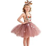Generico Deer Costume Christmas Dresses with Headband with Horns