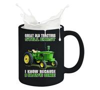 Generico Del Tractor | Drinks Container with Tractor, Retro Style, for Home, Travel, Work, Breakfast, Study, Evening Relaxation