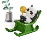 Genérico Desktop Phone Stand, Small Resin Panda Figures, Cartoon Animals, Durable Main Feature, Tablet and Phone Holder with Use for the