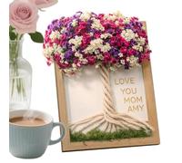 Genérico Desktop Photo Frame - Wooden Mother's Day Display Home Decoration - Memorial Table Frame, For Mom, Her Living Room, Bedroom, Office,