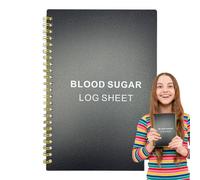 Genérico Diabetic Record Notebook | A5 Medication Tracking Notebook with 60 Pages | Writing Material for Diet Tracking, Health Monitoring and Medical Visits