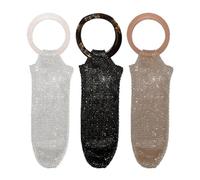 Generico Diamond Wine Bag - Elegant Rhinestone Decorated with Resin Handle | Insulated Wine Bottle Luxury and Champagne | Perfect Gift Box for Parties, Travels and Parties, pink, Please refer to the