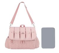 Generico Diaper Backpack, Diaper Backpack - Waterproof Maternity Bags - Large Capacity Raincoat Bag, Travel Bag for Mom with Changing Mat for Toys Bottles for, pink, Please refer to the description