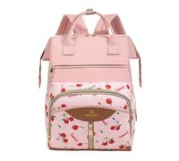 Generico Diaper Bag - Waterproof Large Maternity Nappy Bag with Straps for Stroller | Nursery with Portable Changing Mat | for Dad Mom Father Women Men Boys Girls, pink, Please refer to the