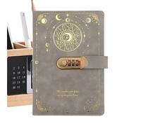 Genérico Diary with Lock - A5 Diary for Organizing | Notebooks for Writing Journals, for Children Adults, Teenagers, Self-Employed Students and Travel