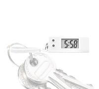 Generico Digital Pocket Watch - Clear Screen Key Fob Watch, Precise and Silent Time | Portable Electronic Pocket Watch, Bam Watch Keychain, White, Please refer to the description, Please refer to