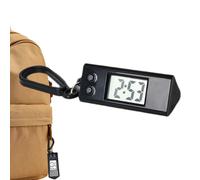 Generico Digital Watch - Mini Portable Watch | Clear Digital Display, Compact Hanging Watch, Practical Accessory for Keys, Quiet Clock Discreet, Elegant Watch, Black, Please refer to the description