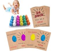 Generico Dinosaur Eggs Set - Pack of 24 Water Hatching Toys, Dinosaur Eggs From, Assorted Colour Pack | Growing in Water, Dinosaur Toys, From