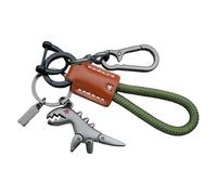 Genérico Dinosaur Keychain for Backpack | Original Cute Dinosaur Keychains | Men's Keychains for Schools Offices Handbag Daily Collection | Birthday Party, brown, Consulte la descripción