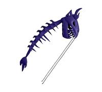 Generico Dinosaur Skeleton Plush Costume - Breathable Cosplay Headwear - Plush Dinosaur Skeleton for Party Decorations | Children's Day Halloween Show