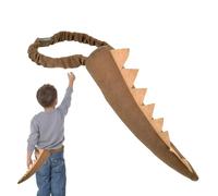 Genérico Dinosaur Tail Costume - Cute Dragon Tail Elastic Strap | Kids Dinosaur Party Costume Accessory, Boys Girls Animal Theme Party Felt Accessory Theme Event