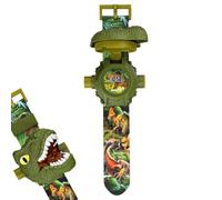 Genérico Dinosaur Watch for Kids - Adjustable Silicone - Electronic Projection Clock for Boys Girls Birthday Christmas Holiday Home Travel Indoor Outdoor