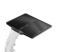Genérico Dish Drying Mat | Non-Slip Pad 40 x 33 cm, Dish Drying Mat with Built-in Drain Holes - for Countertop Sink Utensils Pots Pans