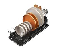 Generico Dish Rack, Sink Drainer, Retractable Non Slip Drying Organizer for Counter Space Saving, Adjustable Storage Holder Dishes Pots Pans Bottles in Apartment Rv Farmhouse Kitchen Daily