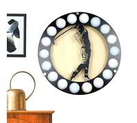 Generico Display Case for Golf Balls - Board Material in Iron and Wood | Standard Decorative Display Stand for Ed Espos Trophies