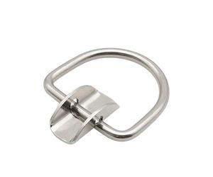 Generico Diving Belt D-Ring - Stainless Steel | Belt Stopper and Fastening Loop for Belt with Buckle Placed on the Side, Base for Wheels on the Side and for Snorkeling
