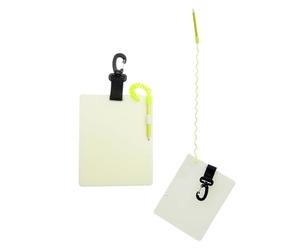 Genérico Diving Board | Luminous Portable with Pencil and Clip, Underwater Notepad That in the Dark - for Exploration, Communication, Divers, Snorkeling, Caverns, Lakes