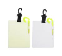 Genérico Diving Board Writing | Luminous Portable with Pencil and Clip | Underwater Notepad That in the Dark | for Exploration, Communication, Divers, Snorkeling, Caverns, Lakes