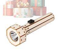 Generico DIY Wooden Torch Kit Educational Circuit Craft