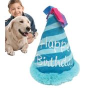 Generico Dog Birthday Cake Toy - Interactive Plush Puppy Toy | Squeaky Sound Dog Chew Toy, Soft and Durable