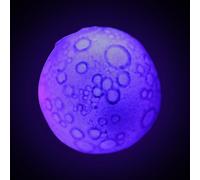 Generico Dog Chew Ball, Interactive Dog Ball Toy | Flashing Dog Jumping Activation Toys | Lunar Pattern Elastic Enrichment The Supplies Pe