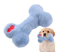 Generico Dog Chew Toy with Bone - Pet Squeaker Toy, Colorful Soft Bite Toys, Funny Interactive Game | Pet Supplies