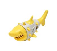 Generico Dog Dispensing Toys - Interactive Shark Shaped Feeder | Soft Teething Scrubber 240G Chew Accessory for Stress Relief, Provides