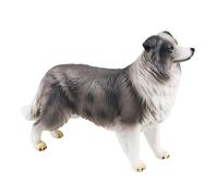 Generico Dog Figurine - Realistic Detailed Border Puppy Figures Collie Figures Puppies | Emulational Small Cognels Toy Figurine for Car, Home, Desketop Decoration