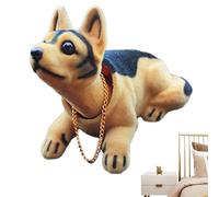 Genérico Dog Figurine - Resin Car Decoration, Cute Dashboard, Creative Design, Material, Easy Installation, Fun Accessory | Car Use At The Office