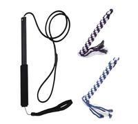Genérico Dog Flirt Pole - Metal, 36x6x4cm | Extendable Teaser, Interactive Training Toy with Rope Attachment | Pet Exercise for Outdoor Games,