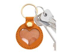 Generico Dog Hair Keyring, Memorial Keyring for Dogs - Heart Pendant for Collection Bags and Backpacks Unisex