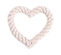 Generico Dog Mastichy Toy - Heart Rope Dog Toy | Song of Saint Heart-Shaped Dog Chew Toys, Pet Toys
