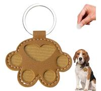 Genérico Dog Paw Shaped Keychains | Cute Dog Paw Shaped Keychain for Bags | Pendant for Daughter Sister Friend Girlfriend Teens, brown, Consulte la descripción