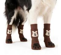 Genérico Dog Socks - Footwear with Adjustable Straps for Attachment - Protective Socks for Puppy Paws | for Large Breeds, Living Room, Bedroom, Indoor Floor